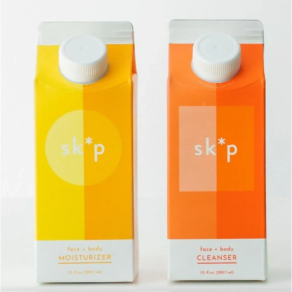 Face and Body Cleanser and Moisturizer Set 10oz